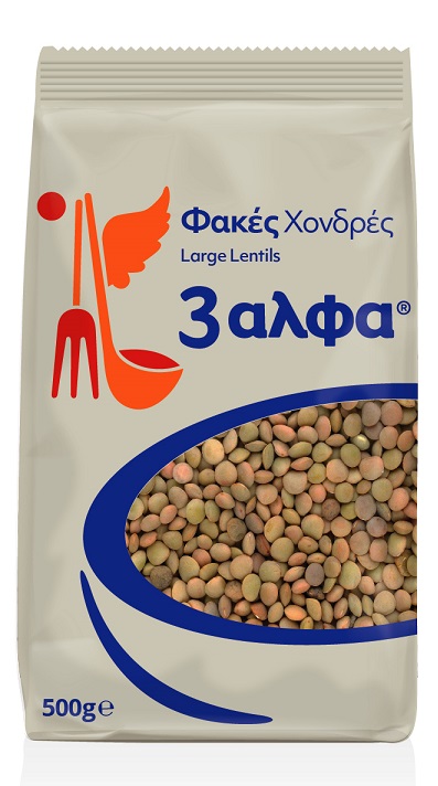 Φακές Χονδρές 3αλφα (500 g)