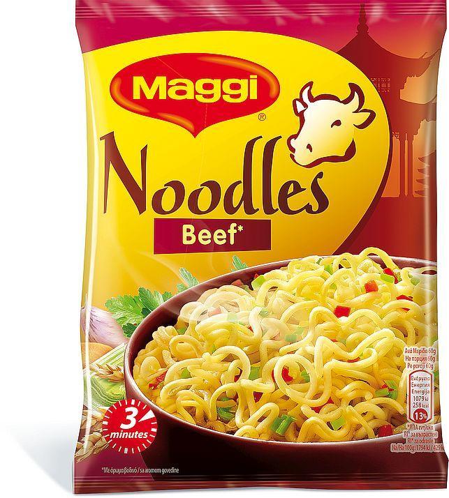 Noodles με γεύση Βοδινού Maggi (59,2 g)