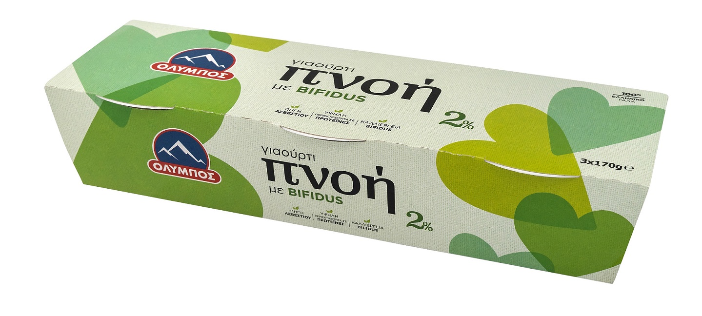 Γιαούρτι Πνοή 2% ΟΛΥΜΠΟΣ (3×170 g)