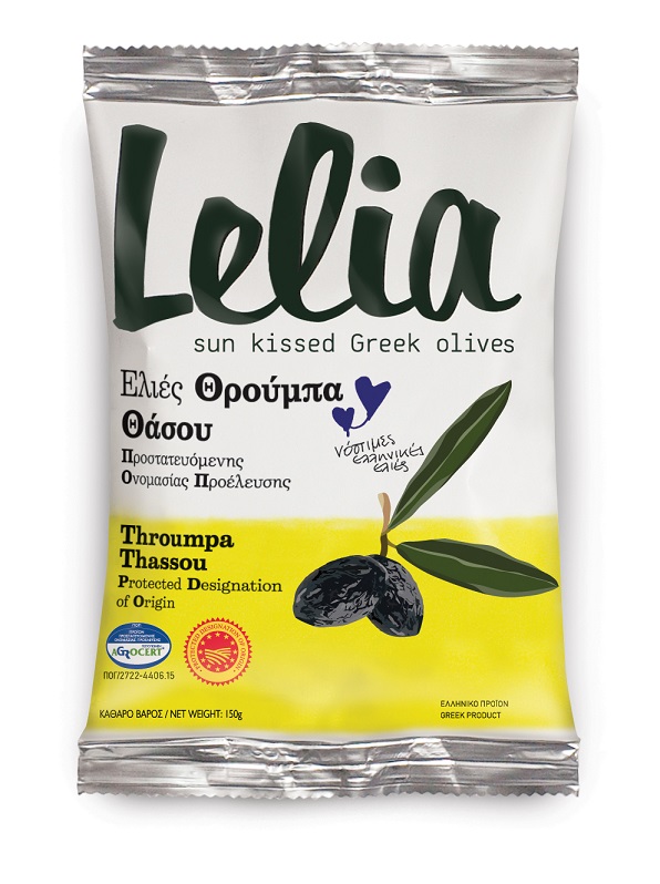 Ελιές Θρούμπα Θάσου Π.Ο.Π. Λέλια (150 g)