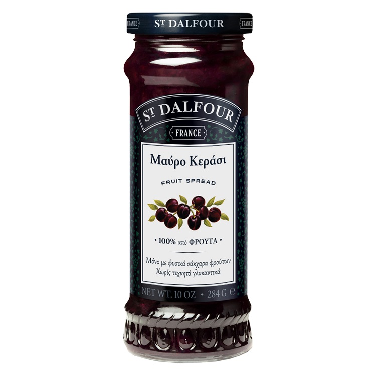 St. Dalfour Μαρμελάδα Μαύρο Κεράσι St. Dalfour (284 g)