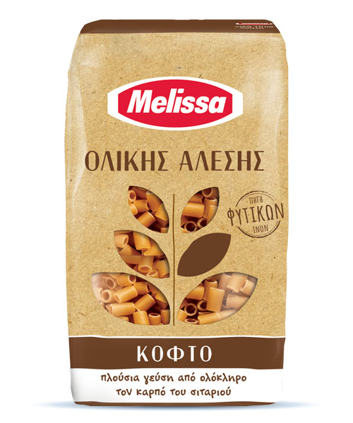 Κοφτό Μακαρονάκι Ολικής Άλεσης Melissa (500 g)