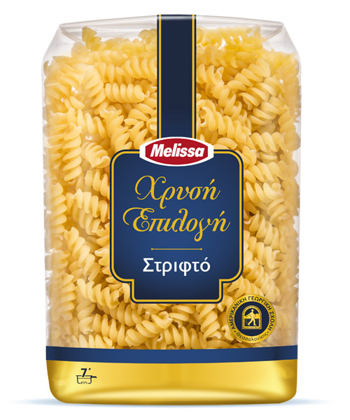 Ζυμαρικό Στριφτό Χρυσή Επιλογή Melissa (500 g)