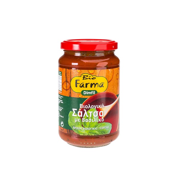 Σάλτσα με Βασιλικό Βιολογική Bio Farma (350 g)