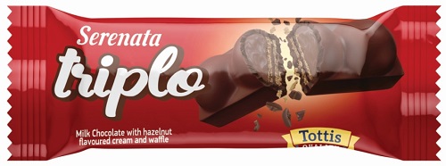 Σοκολάτα Γάλακτος με Γέμιση Triplo (50 g)