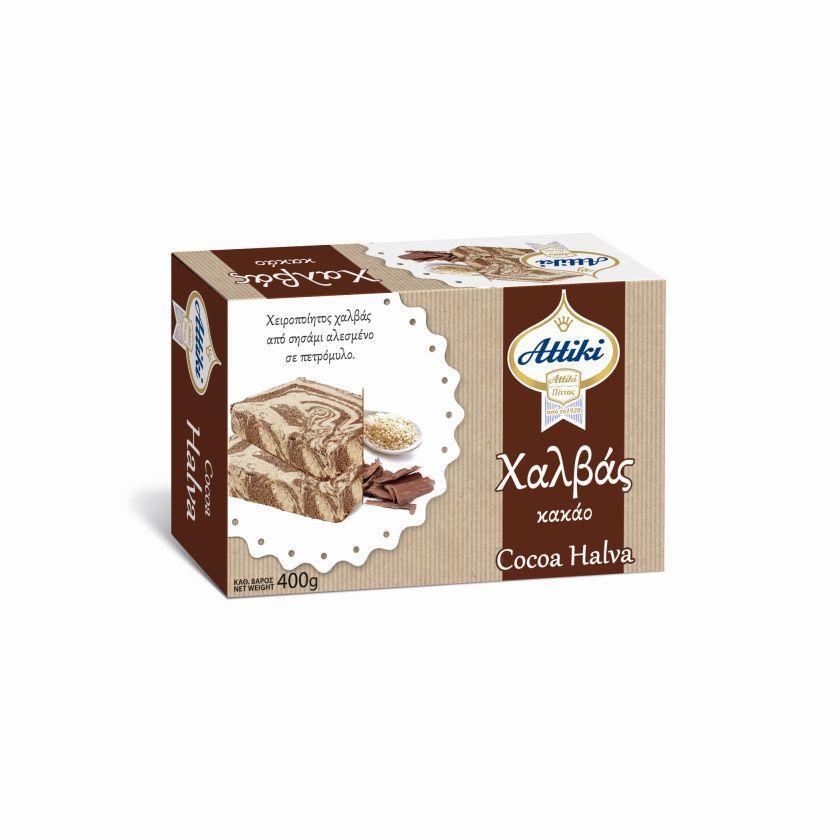 Χαλβάς Κλασικός Βανίλια Κακάο Αττική (400 g)