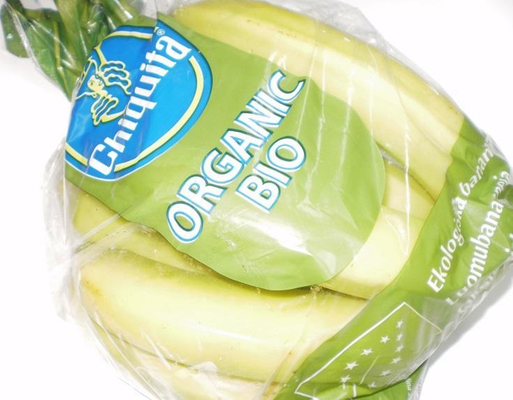 Μπανάνες Βιολογικές (Σχεδόν ώριμες) Chiquita (ελάχιστο βάρος 1,15Κg)