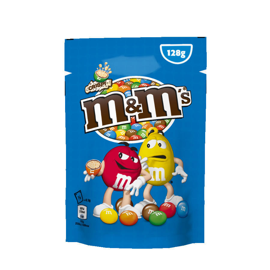 Κουφετάκια Σοκολάτας Crispy m&m's (128 g) Simply Foods