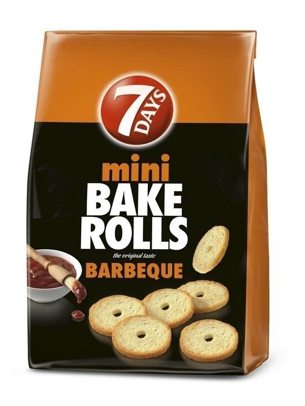 Bake Rolls Mini Μπάρμπεκιου 7 Days (160 g)