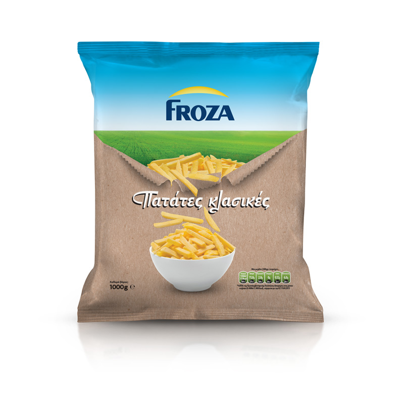 Πατάτες Κλασικές Κατεψυγμένες Froza (1 kg)