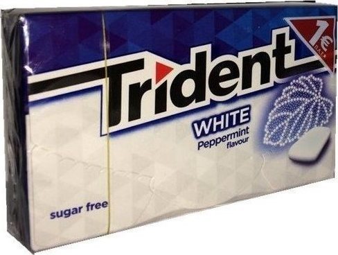 Τσίχλες Μέντα Trident White (23,8g)