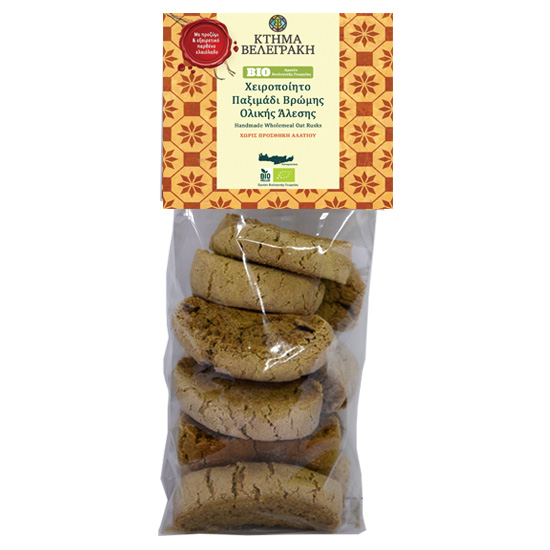 Παξιμάδι (Ντάκος) Βρώμης Βελεγράκης (500g)