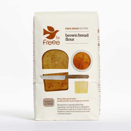 Μείγμα Αλεύρων για Σκούρο Ψωμί Doves (1kg)