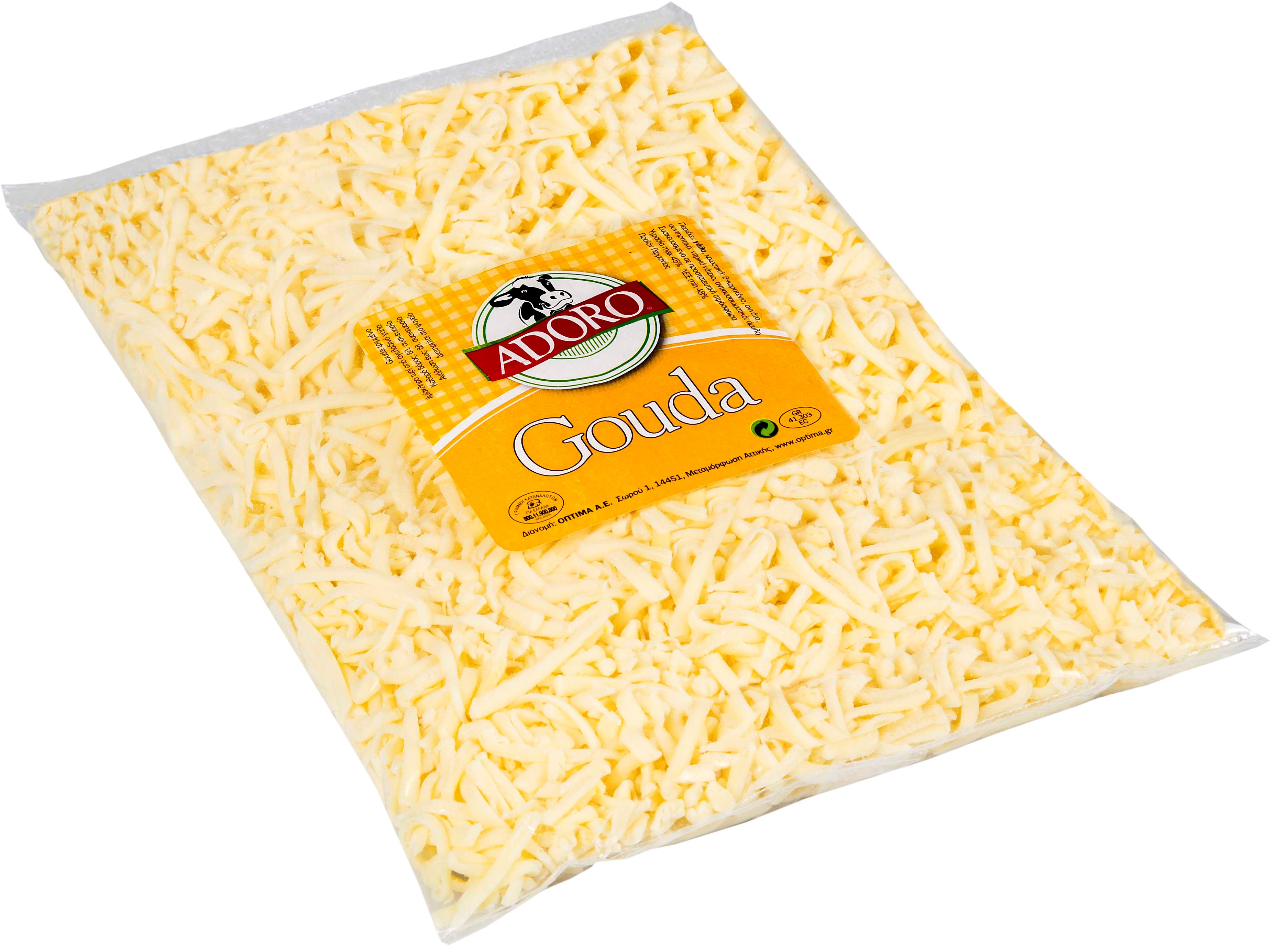 Τυρί Gouda Τριμμένο Adoro (1kg)