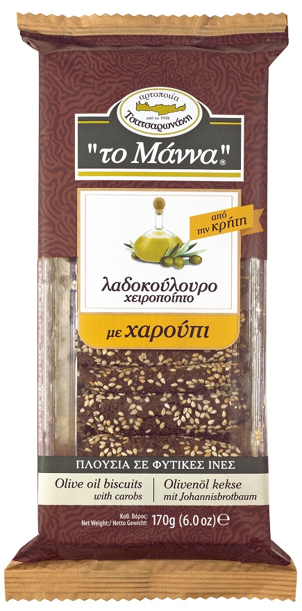 Το Μάννα Λαδοκούλουρο με Χαρούπι Το Μάννα (170 g)