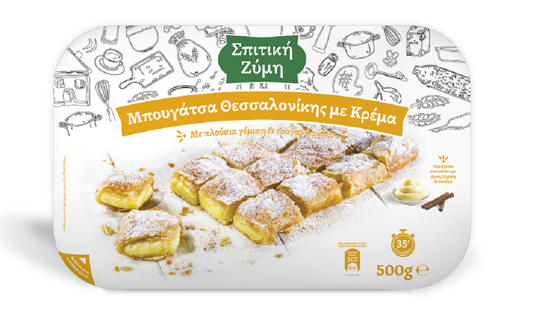 Μπουγάτσα με κρέμα Σπιτική Ζύμη (500 g)