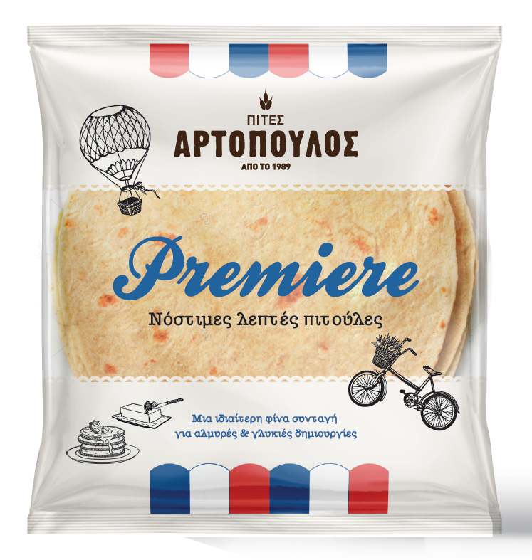 Πίτα βουτύρου Premiere 5 τεμ. Αρτόπουλος (350 g)