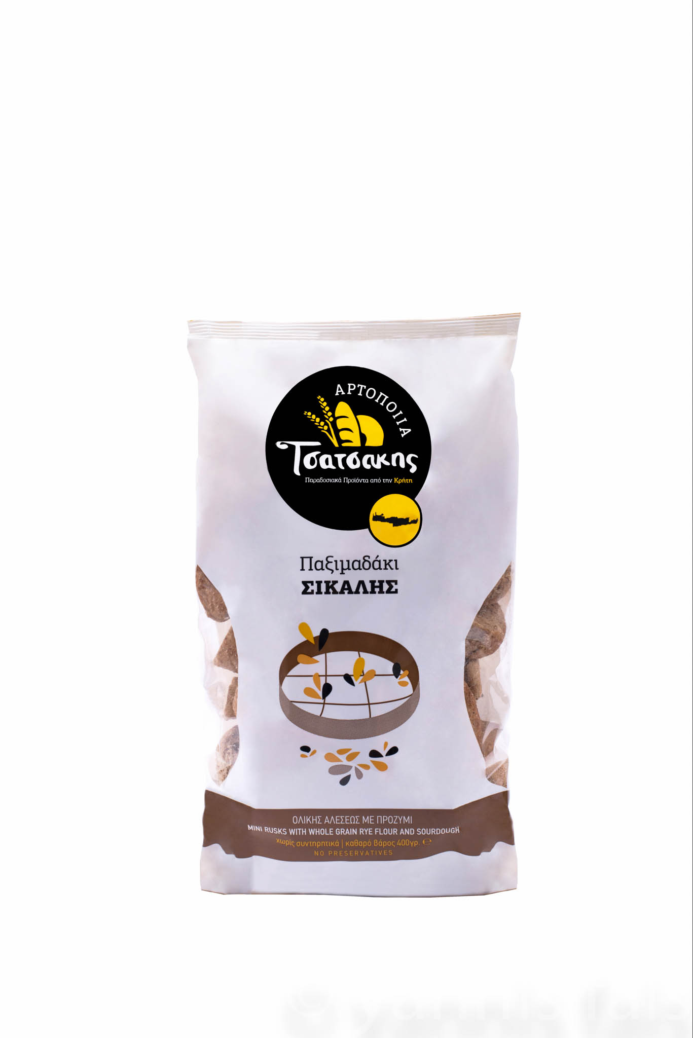 Παξιμαδάκι Σίκαλης Τσατσάκης (400g)