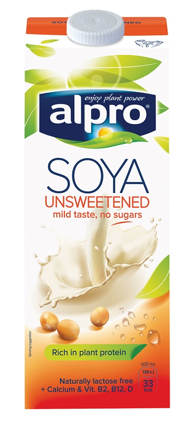 Ρόφημα Σόγιας Natural Χωρίς Ζάχαρη Alpro (1lt)
