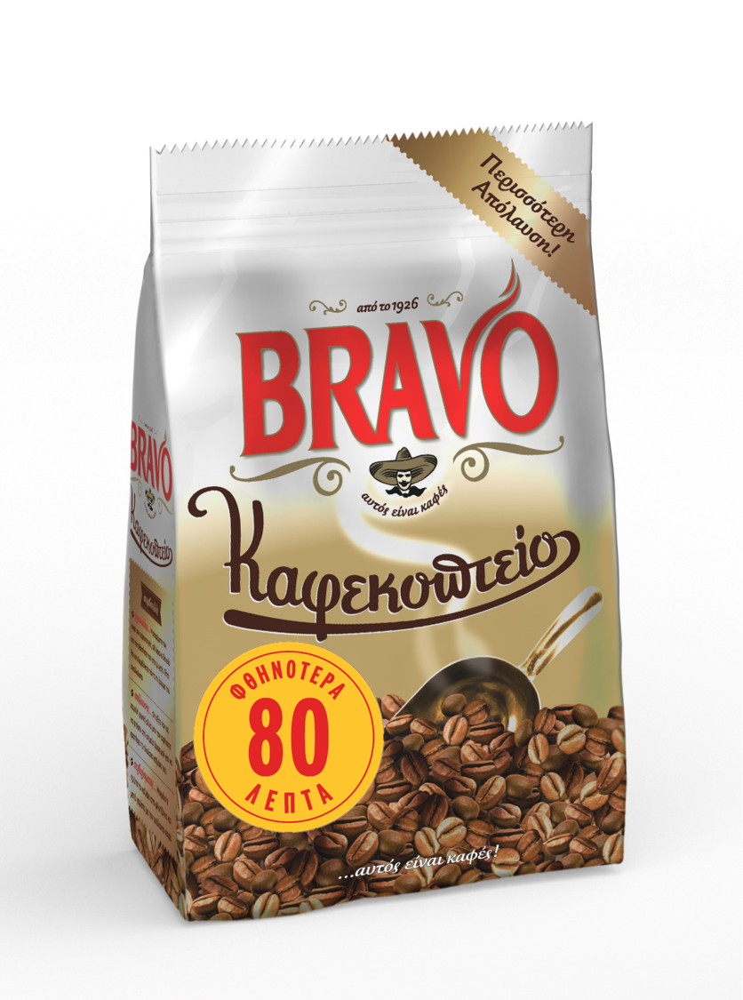 Καφές Ελληνικός Καφεκοπτείο Bravo (300 g) -0,80€