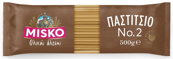 Barilla Παστίτσιο Νο2 Ολικής Άλεσης Misko (500g)