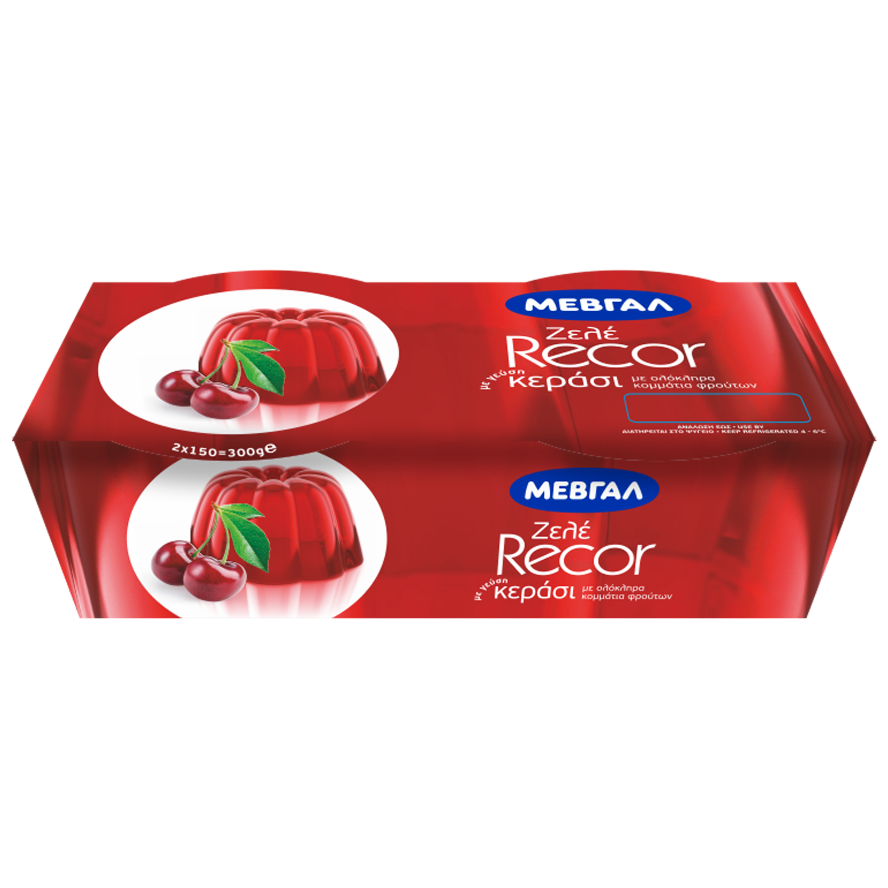 Ζελέ Recor κεράσι Μεβγάλ (2 Χ 150 g) -0,30€