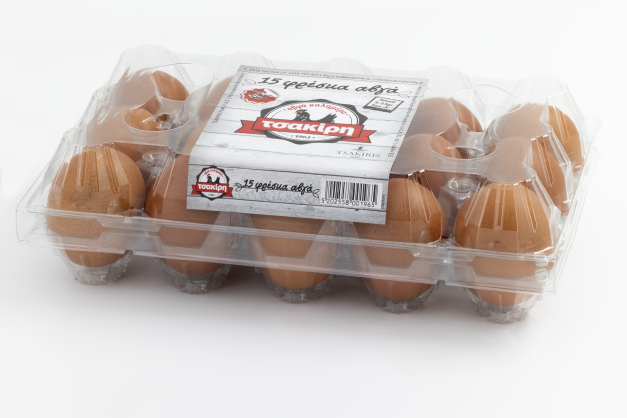 Tsakiris Family Αυγά Μικρά 15αδα Τσακίρη (ως 53 g) 