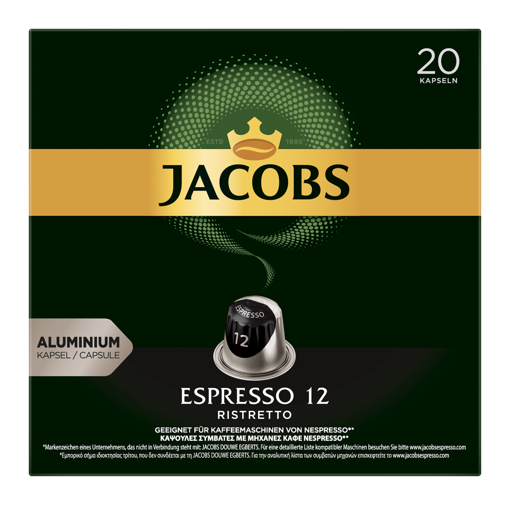 Κάψουλες Espresso Ristretto Jacobs (20 τεμ)