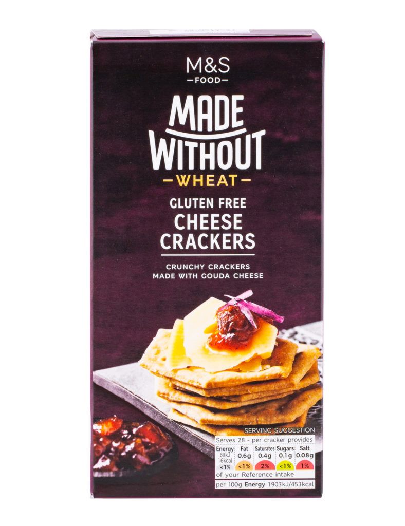 Marks & Spencer Κρακεράκια Πατάτας με Τυρί Gouda Χωρίς Γλουτένη Marks & Spencer (100 g)