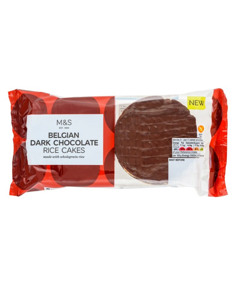 Marks & Spencer 6 Ρυζογκοφρέτες με Μαύρη Σοκολάτα Marks & Spencer (102g)