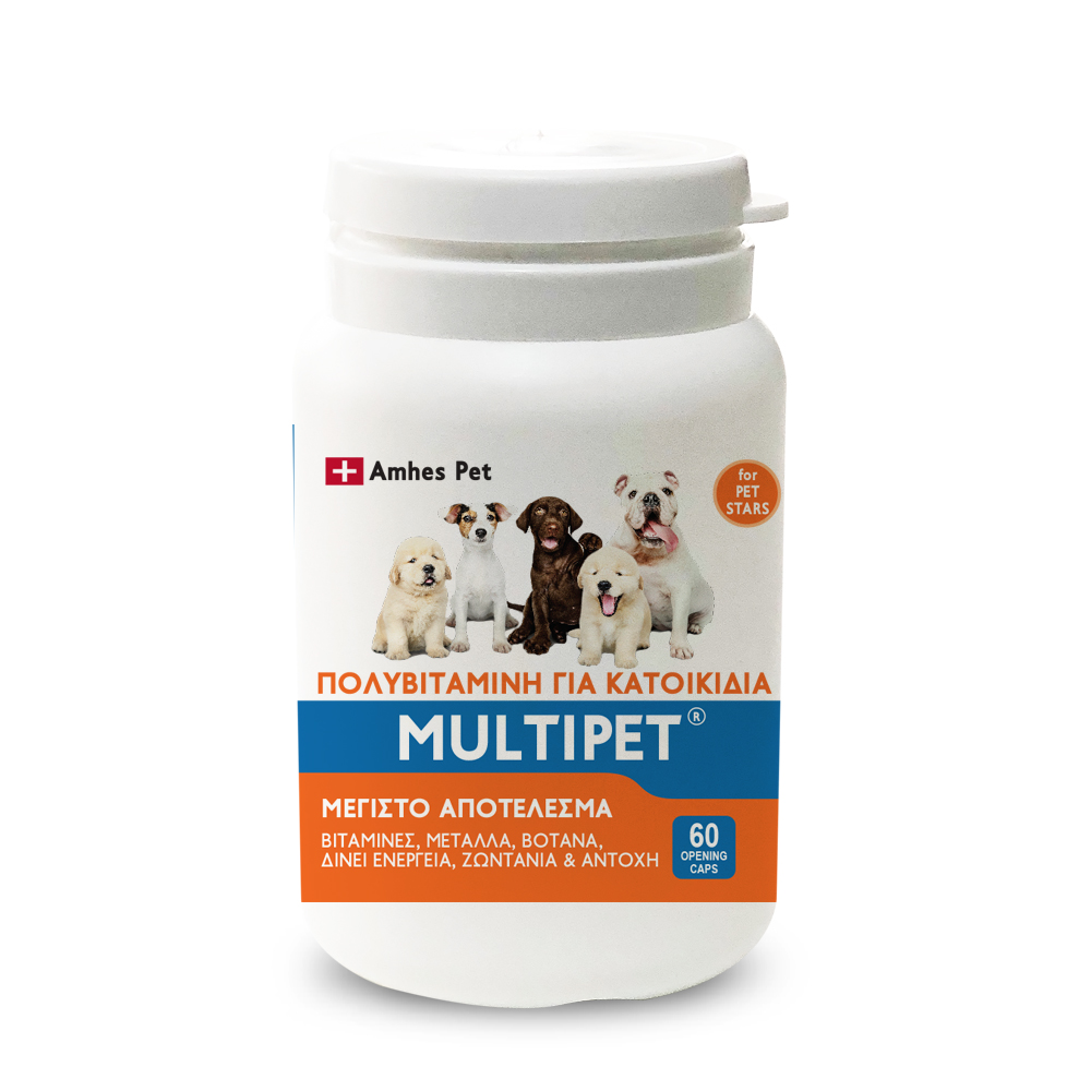 Amhes Pharma Πολυβιταμίνη για κατοικίδια MULTIPET (60 τμχ)