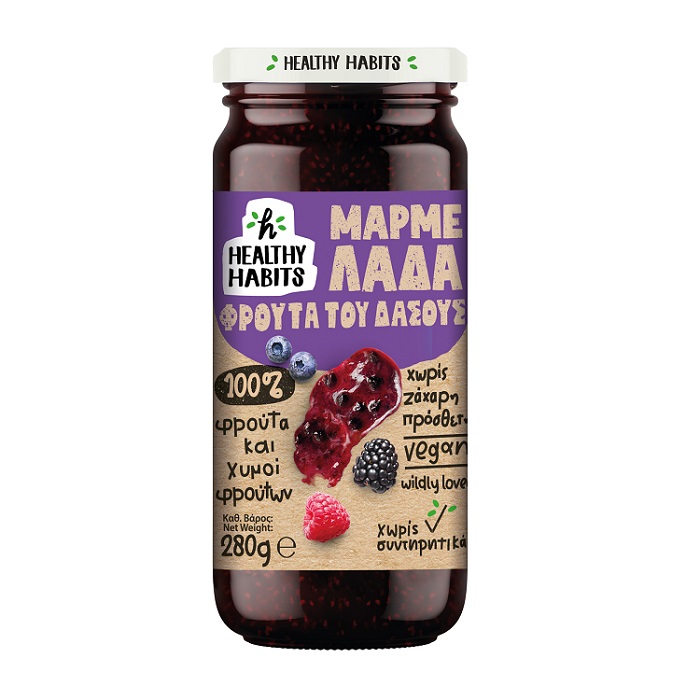 Alfa Μαρμελάδα με Φρούτα του Δάσους, Healthy Habits (280g)