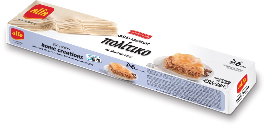 Φύλλο Κρούστας Κατεψυγμένο “πολίτικο” Alfa (450 g)