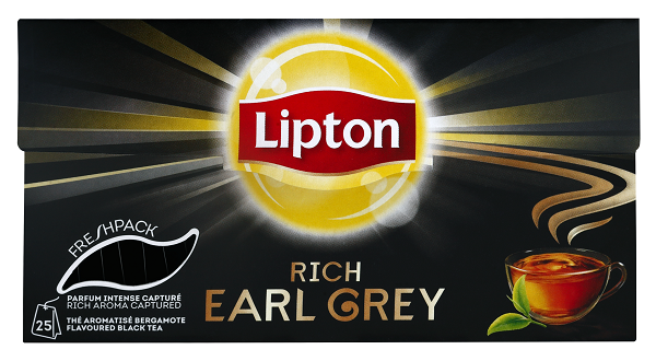 Τσάι Μαύρο Earl Grey Lipton (25 φακ x 1,6 g)