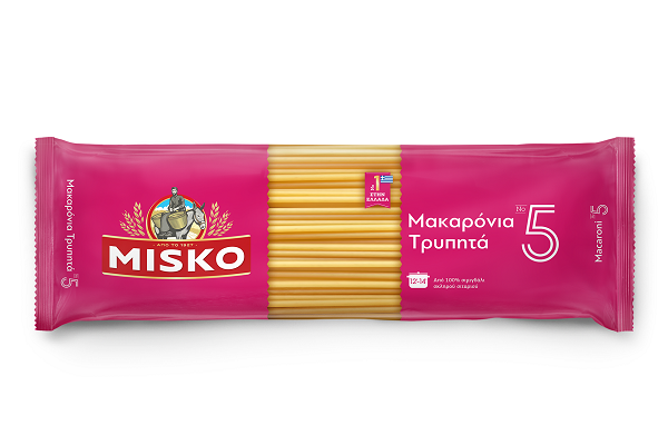 Μακαρόνια Τρυπητά Νο5 Misko (2x500g) τα 2τεμ -0,50€