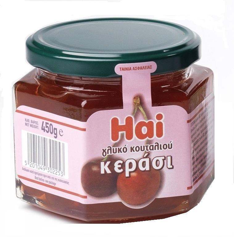 Γλυκό του Κουταλιού Κεράσι Hai Αφοί Χαίτογλου (450 g)