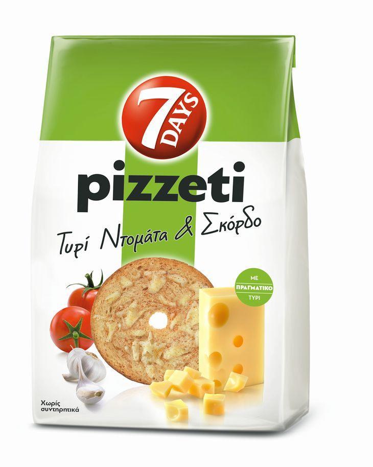 Pizzeti Ντομάτα Σκόρδο 7 Days (80 g)