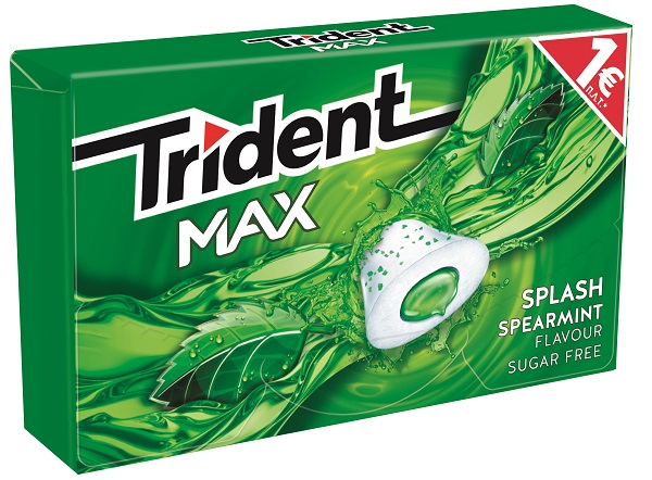 Τσίχλες Δυόσμος Trident Max Splash (22g)