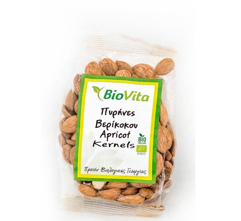 Πυρήνες Βερίκοκου Βιολογικοί Biovita (100 g)
