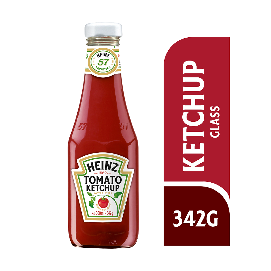 Κέτσαπ Γυάλινη Φιάλη Heinz (342 g)