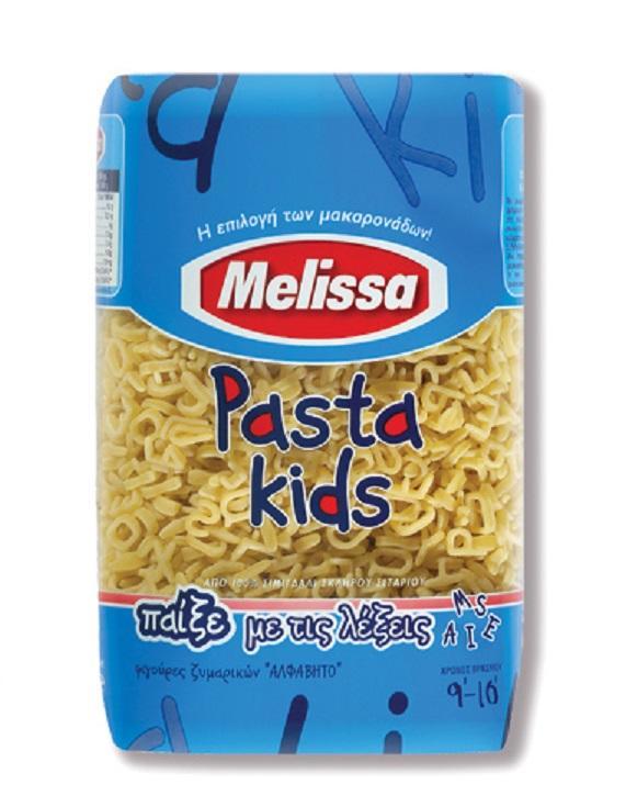 Παιδικά Ζυμαρικά Παίξε με τις Λέξεις Melissa (500 g)