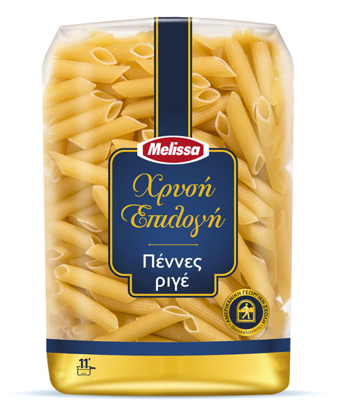 Πέννες Ριγέ Χρυσή Επιλογή Melissa (500 g)