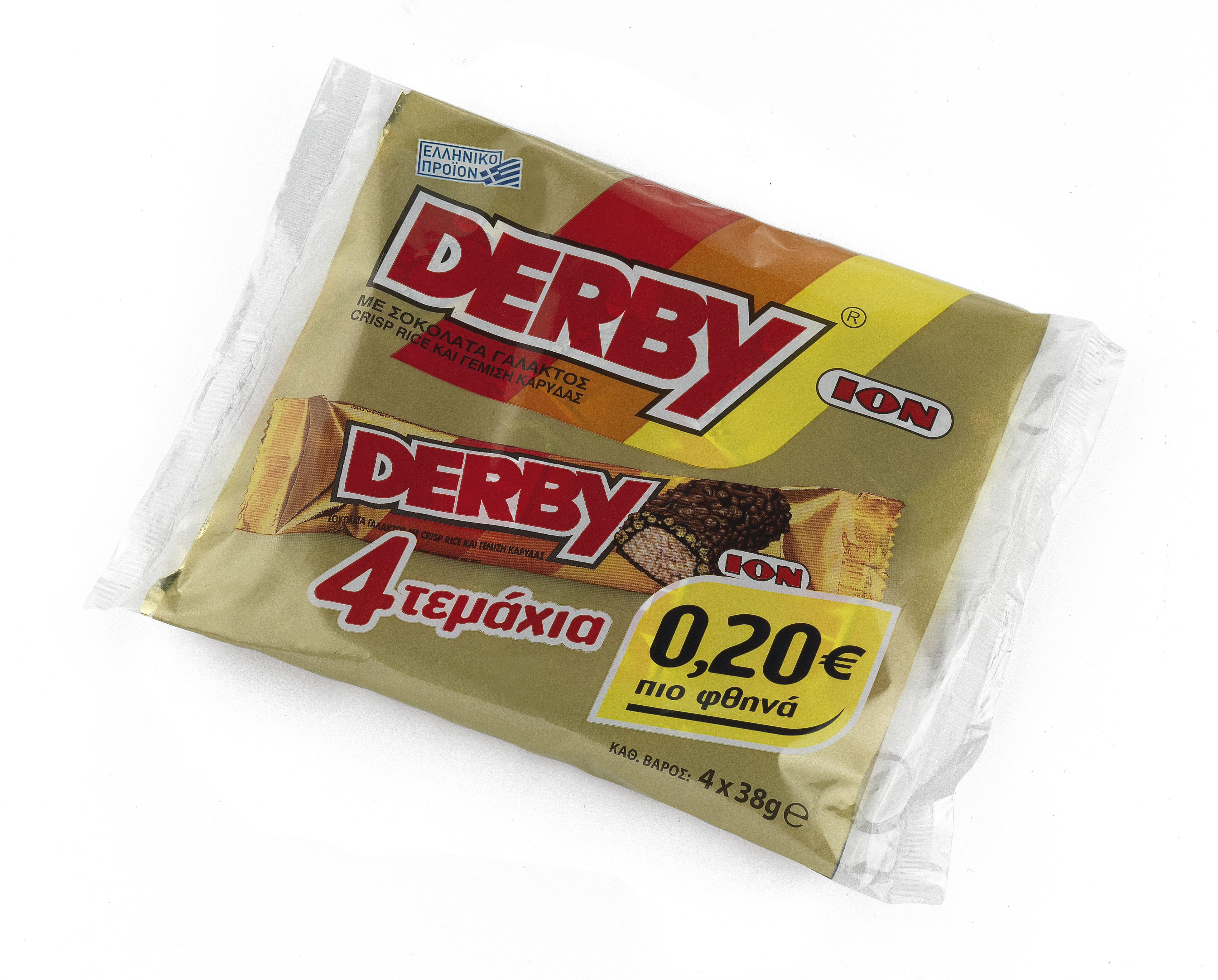 Xρυσό Derby Ίον (4Χ38 g) -0,20