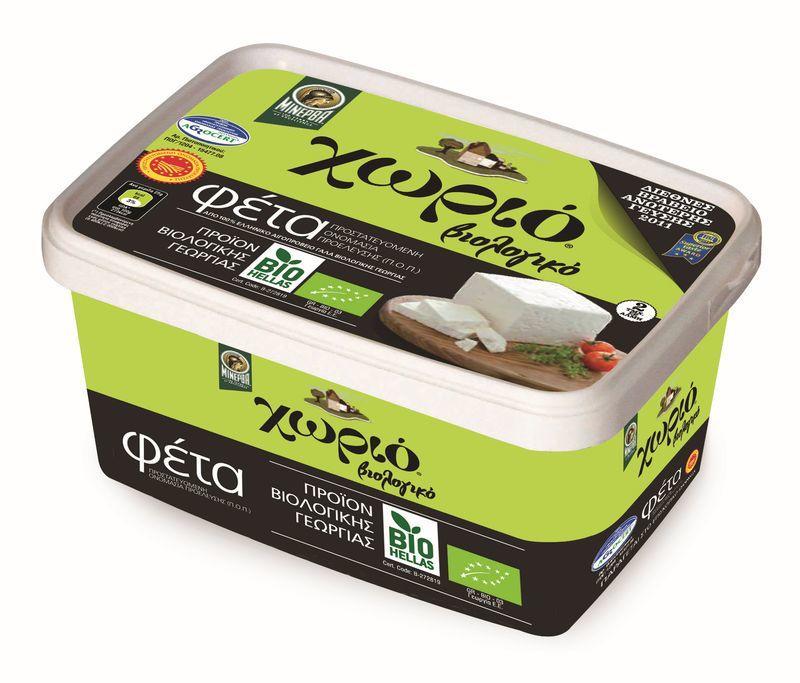 Τυρί Φέτα Π.Ο.Π. Βιολογική σε τάπερ Χωριό (350 g)