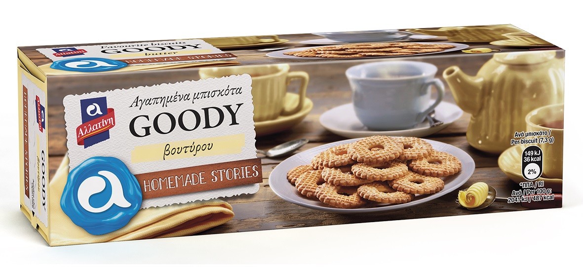 Μπισκότα Goody Βουτύρου Αλλατίνη (175 g)