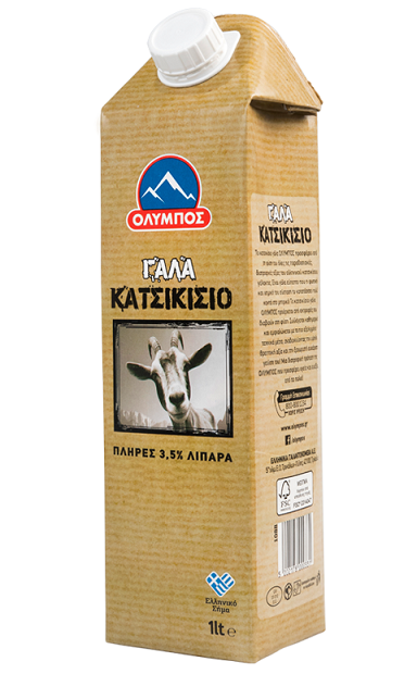 Γάλα Κατσικίσιο 3,5% λιπαρά Όλυμπος (1.0 lt)