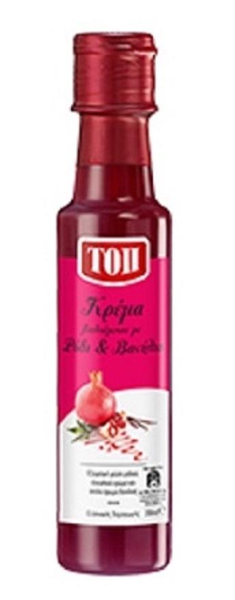 Ξύδι Βαλσάμικο Κρέμα με Ρόδι Τοπ (200 ml)