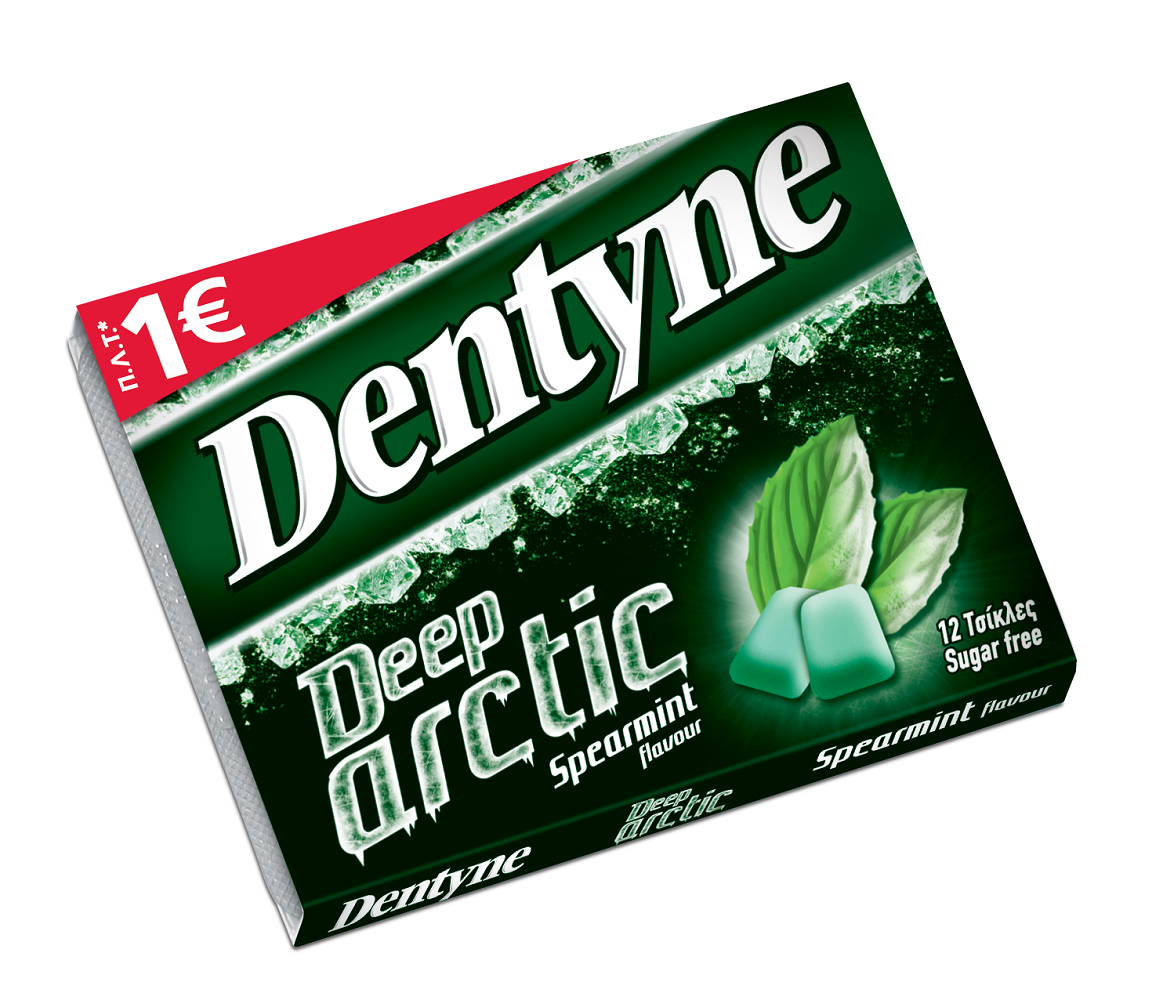 Τσίχλες με Γεύση Δυόσμο Dentyne Arctic (16,8g)