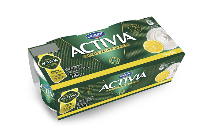 Επιδόρπιο Γιαουρτιού με Λεμόνι Activia (2×200 g)
