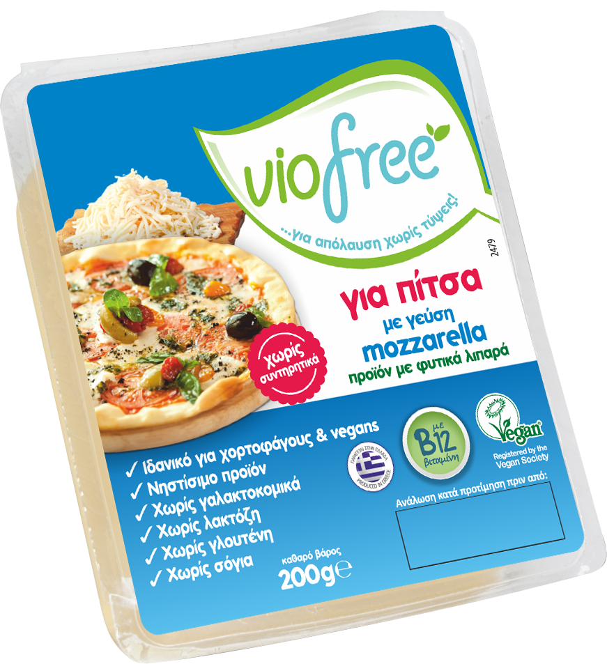 Υποκατάστατο Τυριού κομμάτι Mozzarella Viofree (200g)